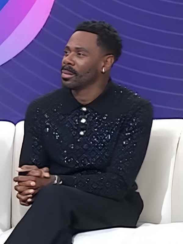 Today Show Colman Domingo Black Polo Shirt