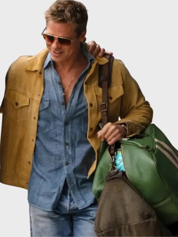 Brad Pitt F1 Suede Jacket