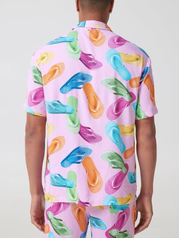 Bad Company 2026 Will Gibb Pink Flip Flop Resort Shirt - Image 3
