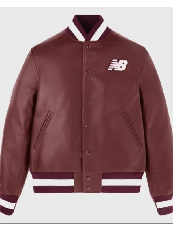 2025 US Open Coco Gauff Varsity Leather Jacket - Image 3