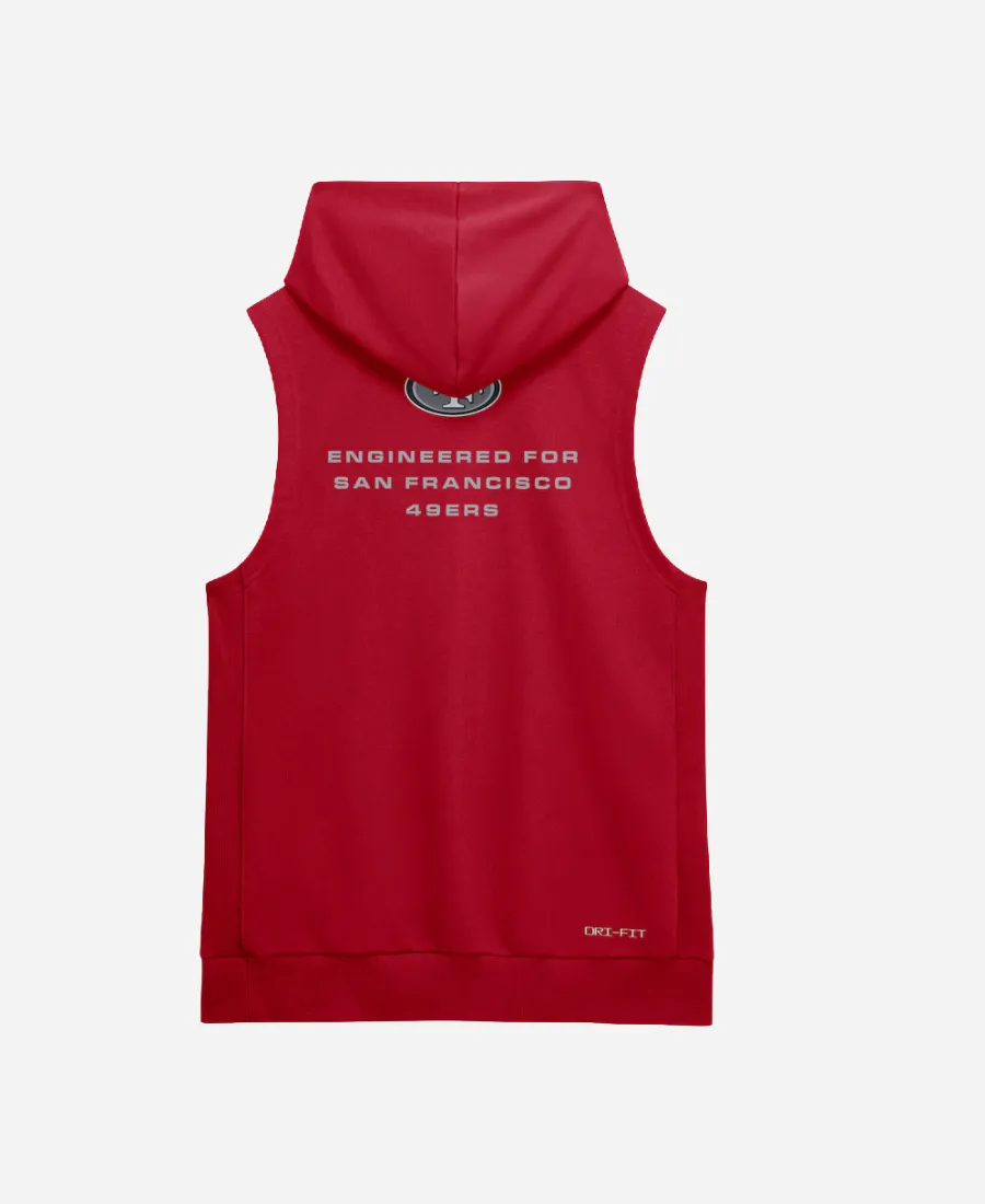 Philadelphia Eagles Sideline Sleeveless Hoodie - Image 2