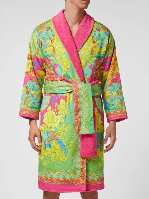 72 Hours 2026 Kevin Hart Baroque Print Bathrobe