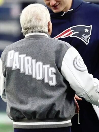 Robert Kraft Patriots Varsity Jacket