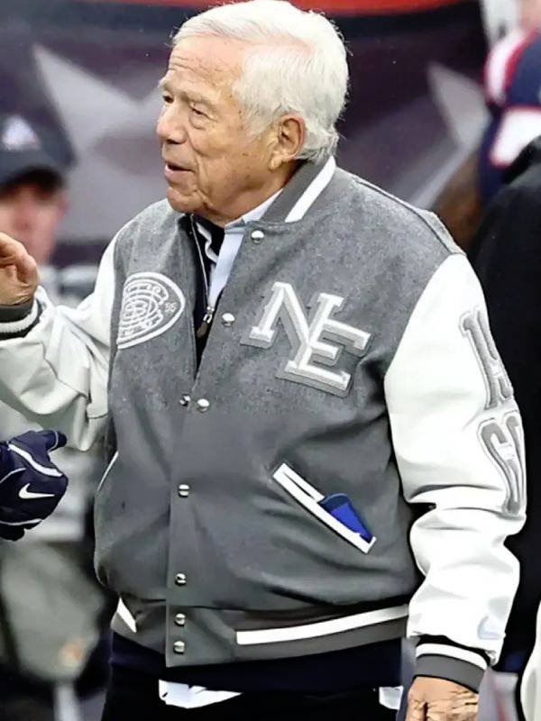 Robert Kraft Patriots Varsity Jacket