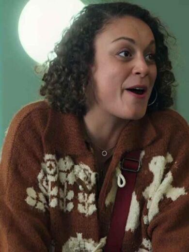 Amandaland S2 Rochenda Sandall Brown Cardigan