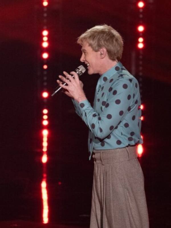 American Idol S24 Clay Aiken Polka Dot Shirt - Image 2