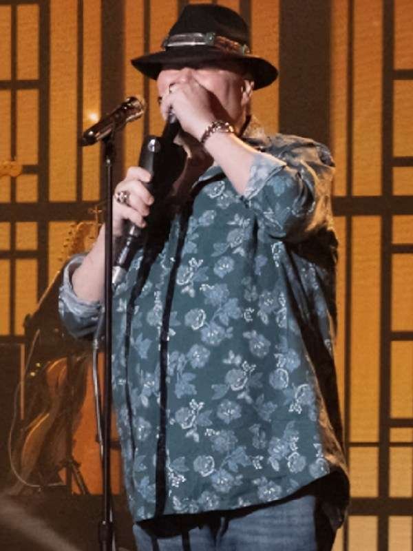 American Idol S24 John Popper Floral Shirt
