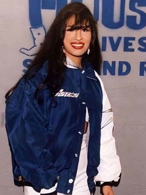 Astros 1994 Selena Blue and White Jacket