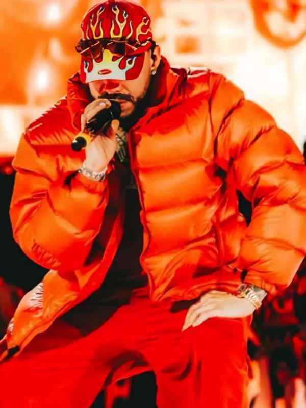 Medellín 2026 Ryan Castro Red Puffer Jacket