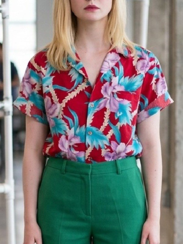 Margo’s 2026 Elle Fanning Floral Camp Shirt