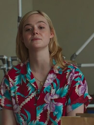 Margo’s 2026 Elle Fanning Floral Camp Shirt