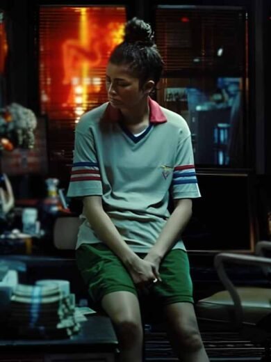 Euphoria S3 Zendaya Striped Sleeve T Shirt