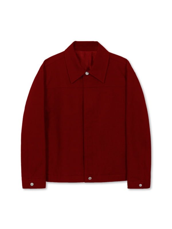 Cotton Trucker Jacket RED