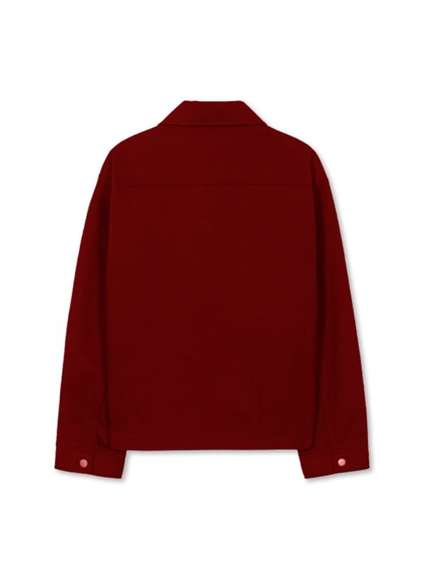Cotton Trucker Jacket RED