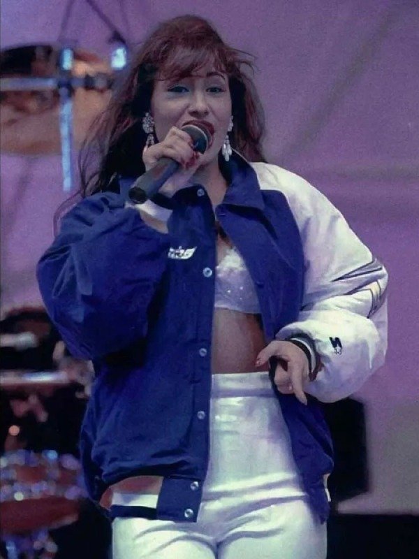 Astros 1994 Selena Blue and White Jacket - Image 2
