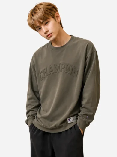 BTS V x Champion Grey Sweatshirt