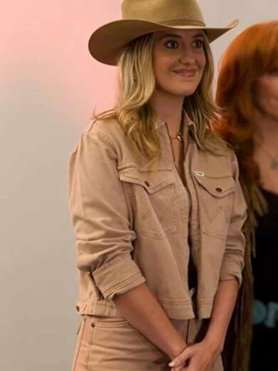 Keepin Country Cool Lainey Wilson Brown Denim Jacket
