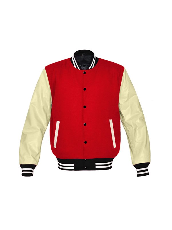 College Varsity Jacket – Red