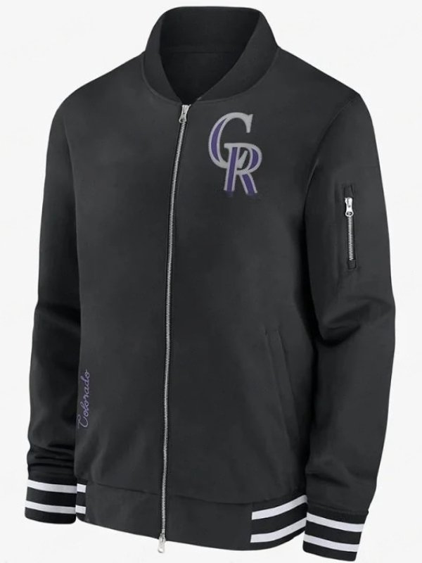 MLB Colorado Rockies Bomber Jacket - Image 3