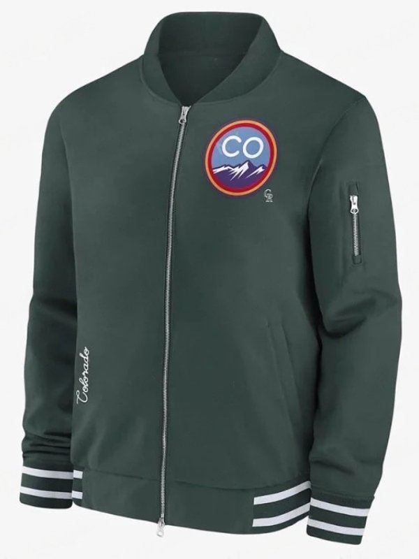 MLB Colorado Rockies Bomber Jacket - Image 4