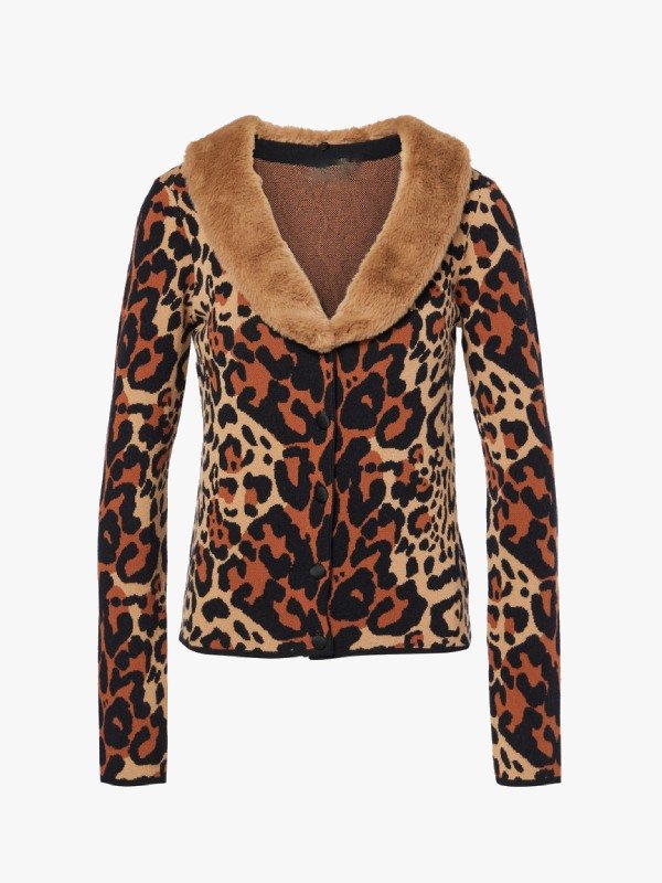 Margo’s 2026 Michelle Pfeiffer Leopard Print Cardigan