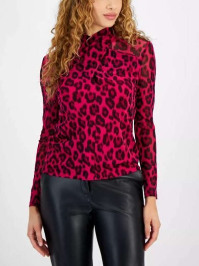Margo’s S1 Michelle Pfeiffer Red Leopard Top