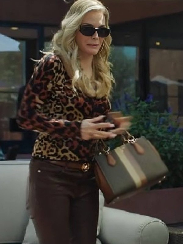 Margo’s 2026 Michelle Pfeiffer Leopard Print Cardigan - Image 2