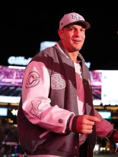 Rob Gronkowski Patriots NFL Varsity Jacket