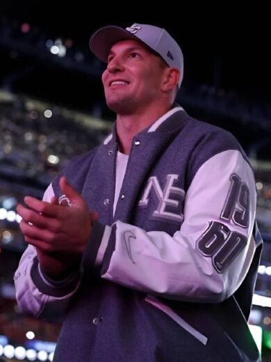 Rob Gronkowski Patriots NFL Varsity Jacket