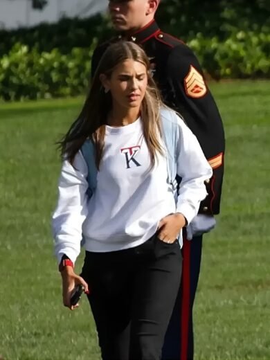 New York Ryder Cup Kai Trump White Sweatshirt