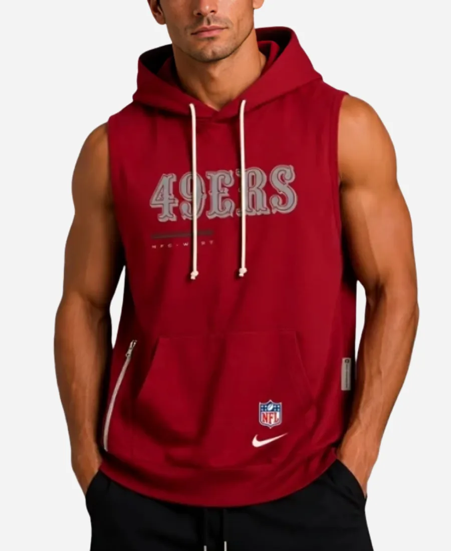 Philadelphia Eagles Sideline Sleeveless Hoodie
