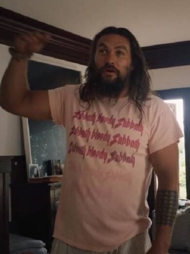 On The Roam 2024 Jason Momoa Pink Shirt