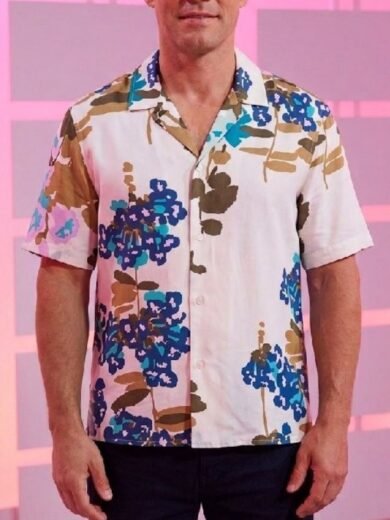 Perfect Match S4 Nick Lachey Blue Floral Shirt