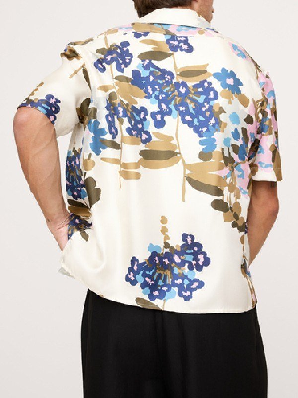 Perfect Match S4 Nick Lachey Blue Floral Shirt - Image 3