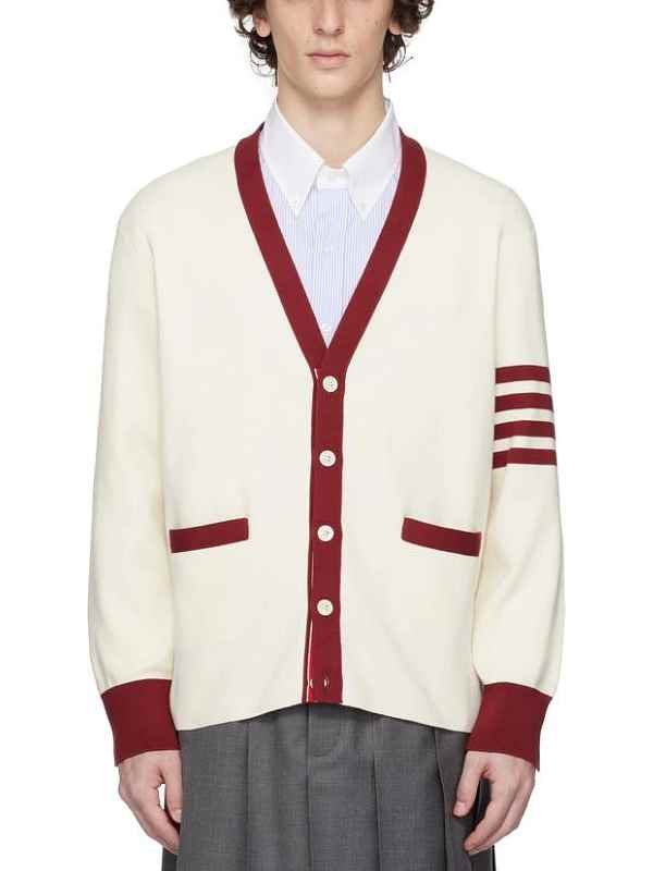 Imperfect Women 2026 Joel Kinnaman 4-Bar Cardigan