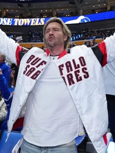 Sabres vs Bruins Gameday Chad Murray Buffalo Sabres Varsity Jacket