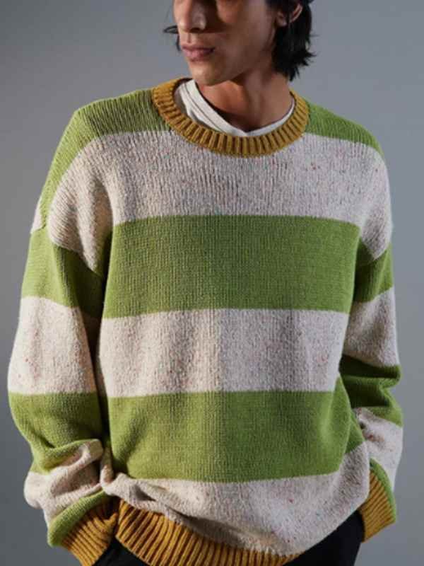 Hollywood Squares S2 Ron Funches Green Stripe Jumper - Image 2