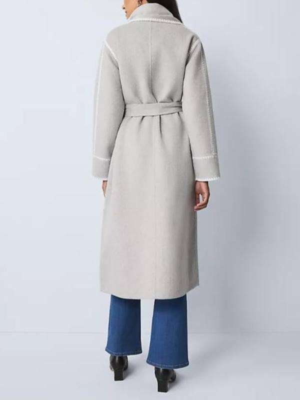 Today Show 2026 Sheinelle Jones Gray Scarf Coat