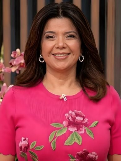 The View Ana Navarro Pink Floral Dress