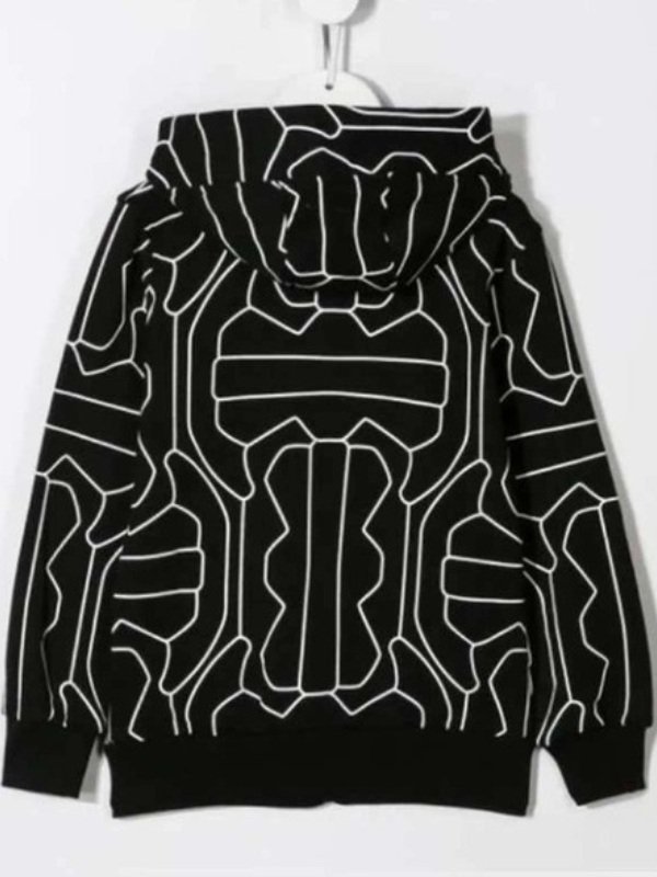Venom Eminem White Stripes Black Jacket