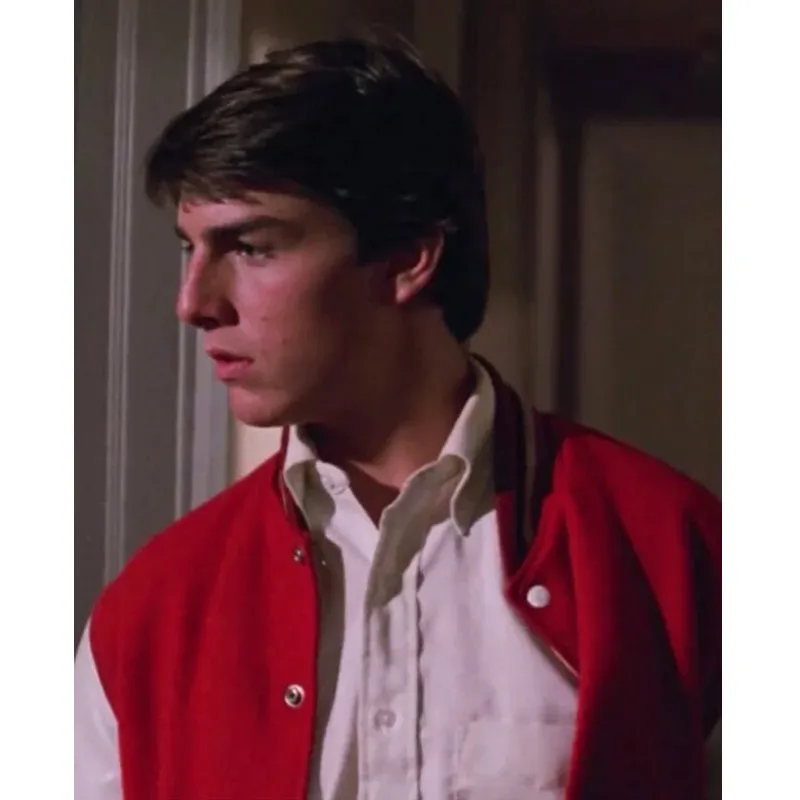 College Varsity Jacket – Red - Image 2