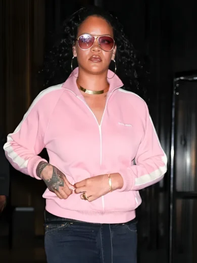 Rihanna Y2K Fashion Pink Jacket