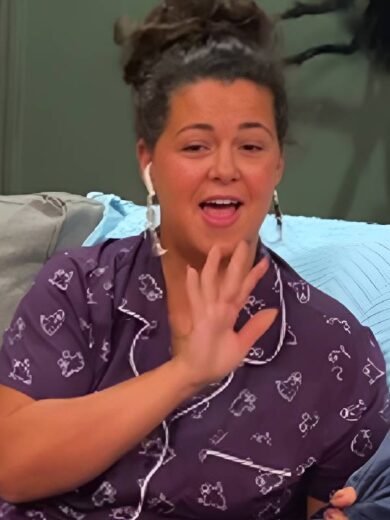 90 Day Fiance Pillow Talk 2025 Emily Bieberly Ghost Print Pajamas