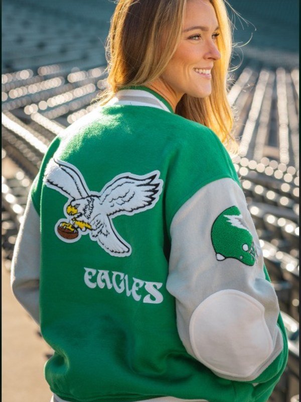 90’s Eagles Letterman Jacket