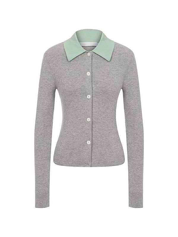 Running Point S2 Brenda Song’s Gray Cardigan - Image 2