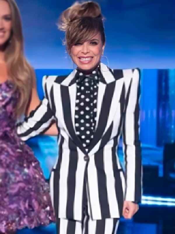 American Idol S24 Paula Abdul Stripe Blazer