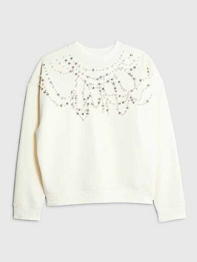 At Home With the Furys S2 Paris Fury Embellished Sweatshirt