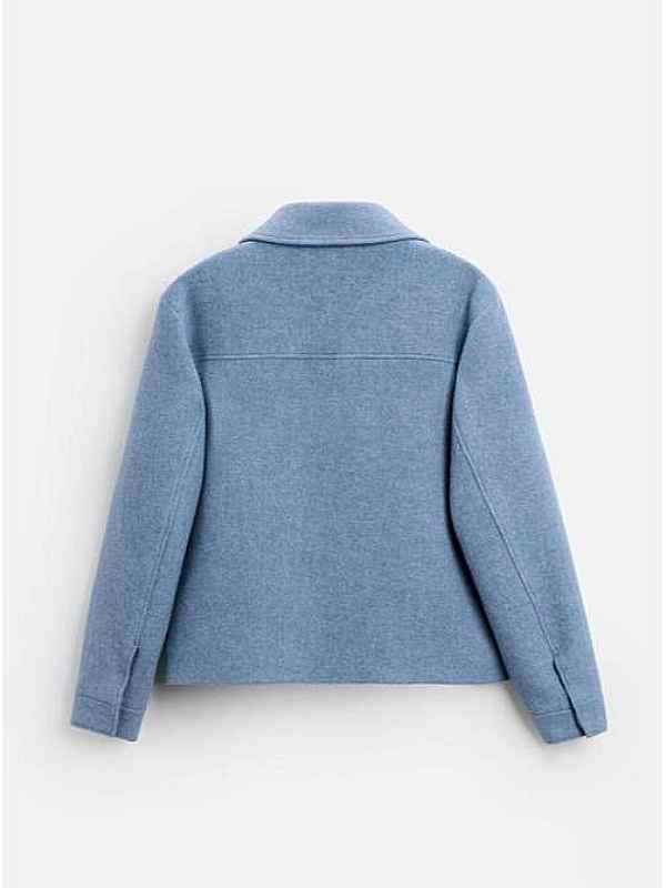 Beyond the Gates 2026 Sean Freeman Light Blue Wool Zipper Jacket - Image 2