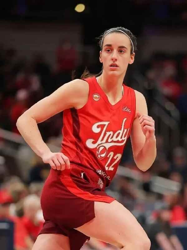 Wings vs Fever Gameday Caitlin Clark Red Jersey - Image 3