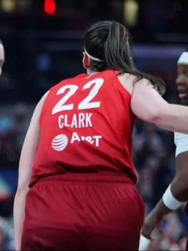 Wings vs Fever Gameday Caitlin Clark Red Jersey - Image 2